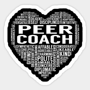 Peer Coach Heart Sticker